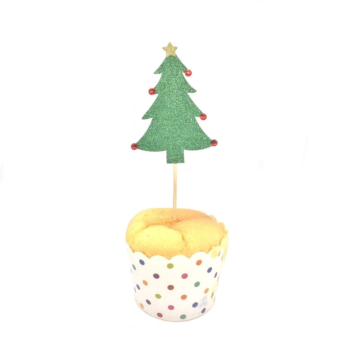 Christmas Cupcake Cake Toppers Cake Insert Flags for Party Baking Photograph Cake decorating tool use for festival#1975