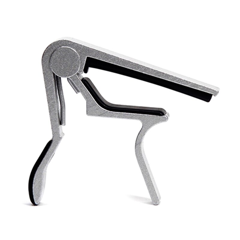 2022 Guitar Capo Sliding Adjustable Guitar Roll Capo for Tuning Tone of Folk Classic Acoustic Electric Guitar Ukulele Banjo: Silver