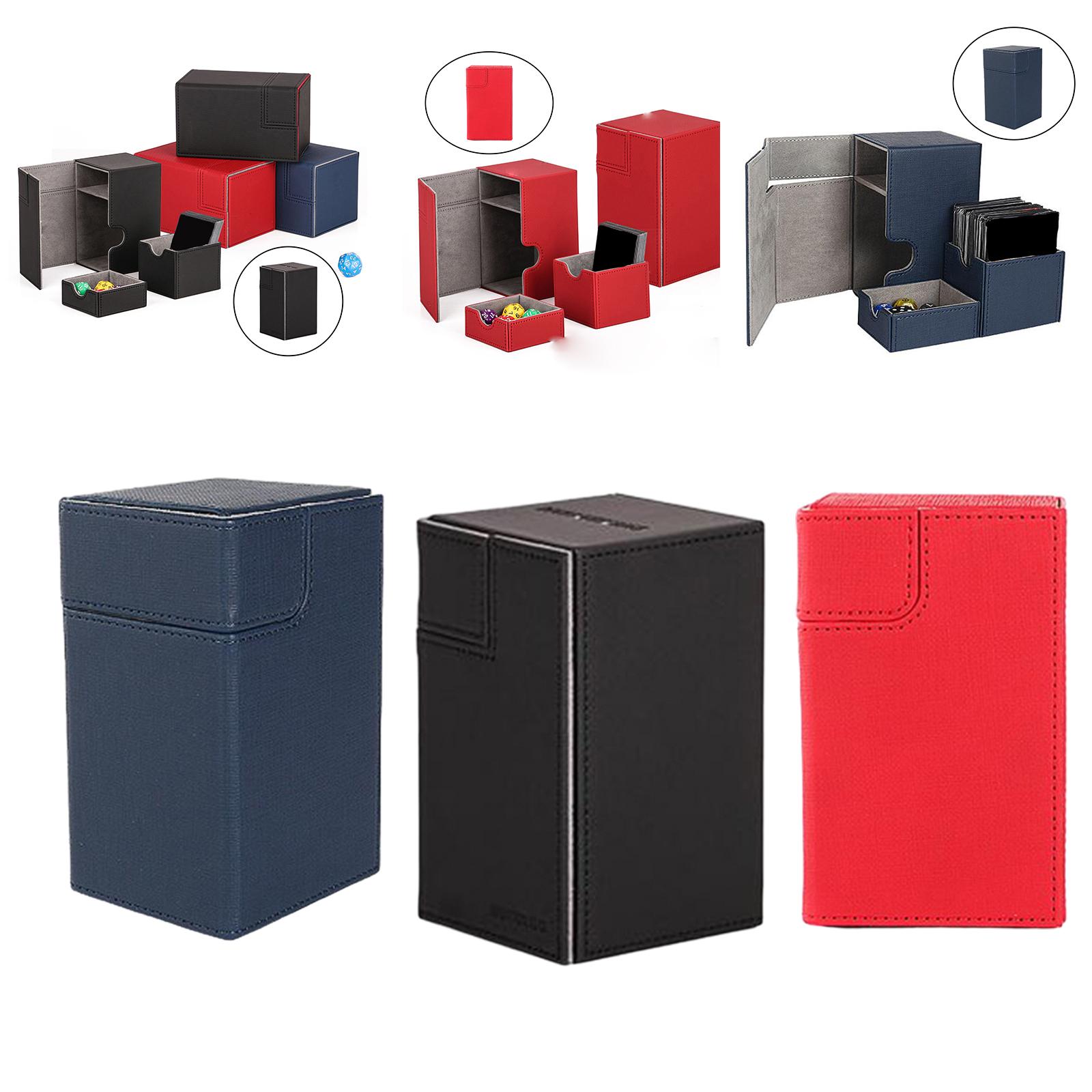 Card Sleeve Deck Box Kaarten Collecties Pu Leer Voor Bordspel Kaarten Games Speelkaarten
