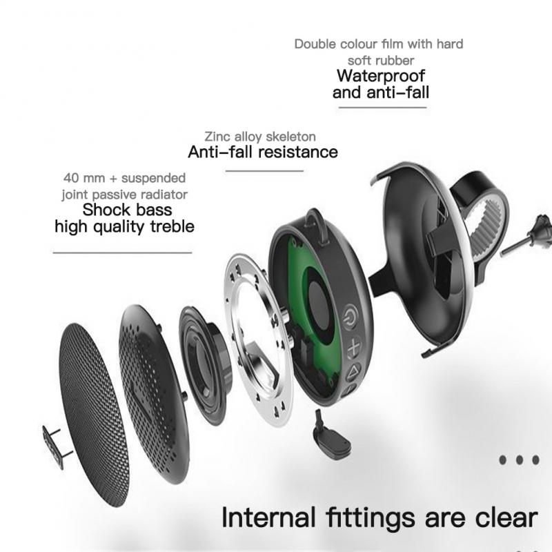 Inwa Fietsen Bluetooth Speaker Backpacker Soundbar Waterdichte Bluetooth Klankkast Kaart Audio Draagbare Outdoor Bluetooth Speaker