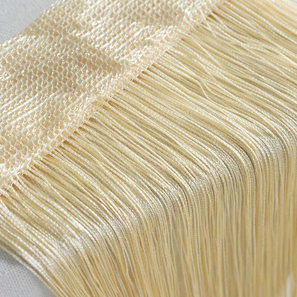 Straight curtain String Curtains Patio Net Fringe for Door Fly Screen Windows Divider Cut To Size: P