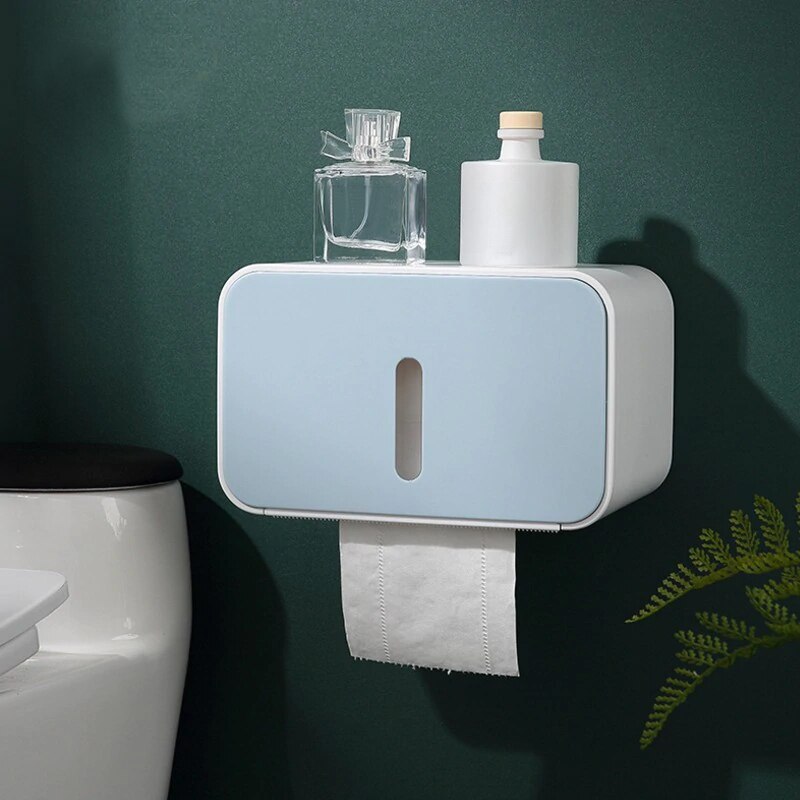 Waterdichte Toiletrolhouder Voor Toiletpapier Handdoekhouder Badkamer Opbergdoos Toiletrolhouder Badkamer Accessoires: XHM0015