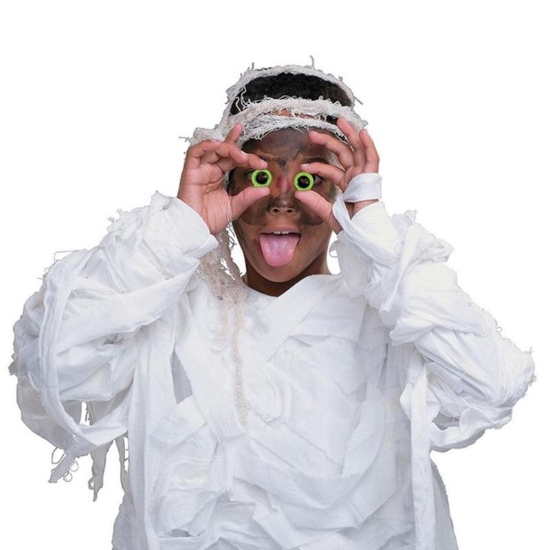 1 paire oeil lumineux faux yeux Simulation globes oculaires accessoire danse fête extensible décorations Halloween Halloween Halloween Decorat Y3V0