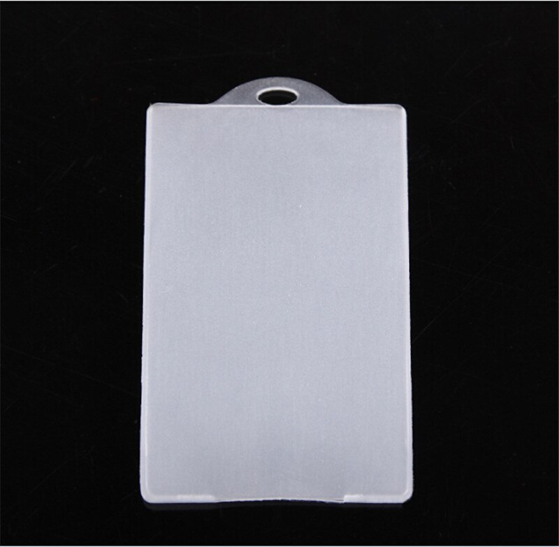 5Pcs/lot Waterproof ID Case Bus Pass Case Card Holder Note Holder Desk Organizer Travel Passport Card Holder Pouch: White
