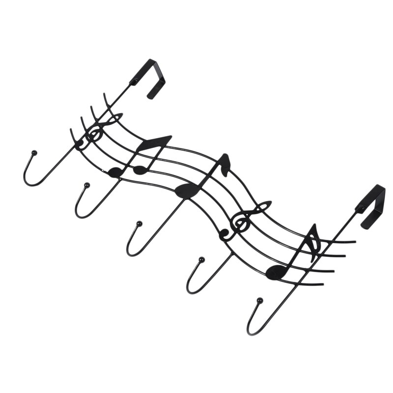 ! Iron Musical Note Gate Hook Strong Wall Hanger Hook Free Nail