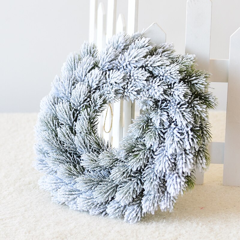 Whimsical Christmas Wreath Ornament - Elk and Snowman Castle Designs