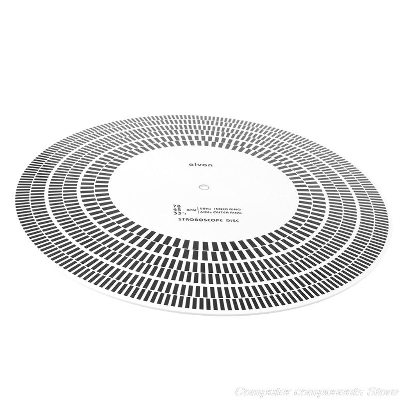 LP vinile giradischi Phono contagiri calibrazione stroboscopio disco stroboscopio Mat 33 45 78 RPM F19 21 Dropshipping