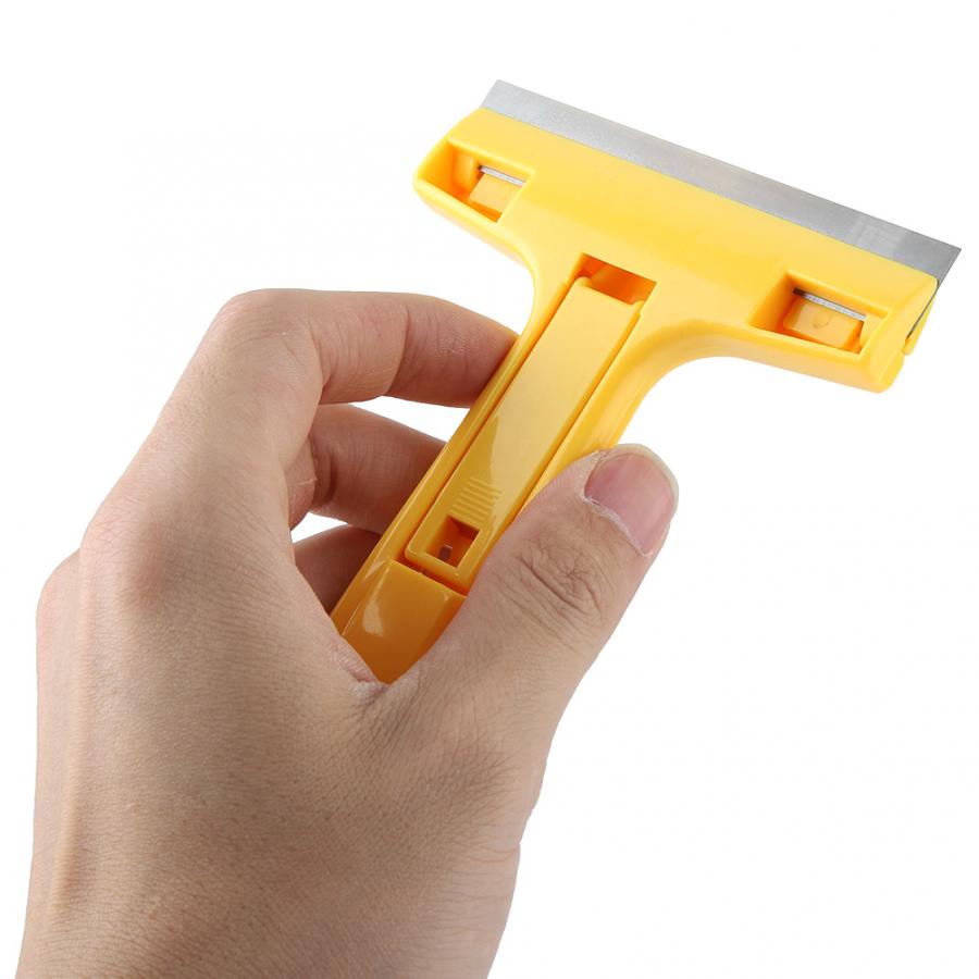 Garden Cleaning Tools Outdoor Funnel Windshield Window Glass Floor Cleaner Wiper Hand Scraper Adhesive Removal Cleaning Tools