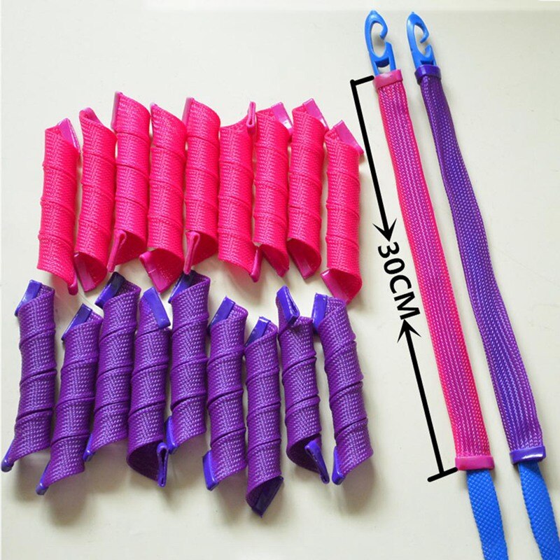 18PCS Women Hair Curlers 30CM Soft Silica gel Magi... Grandado