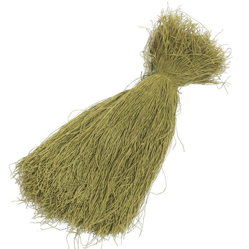 Hilo de camuflaje DIY traje de camuflaje de caza hilo especial traje Ghillie accesorios de reparación hilo sintético del bosque del desierto: XL / Oro