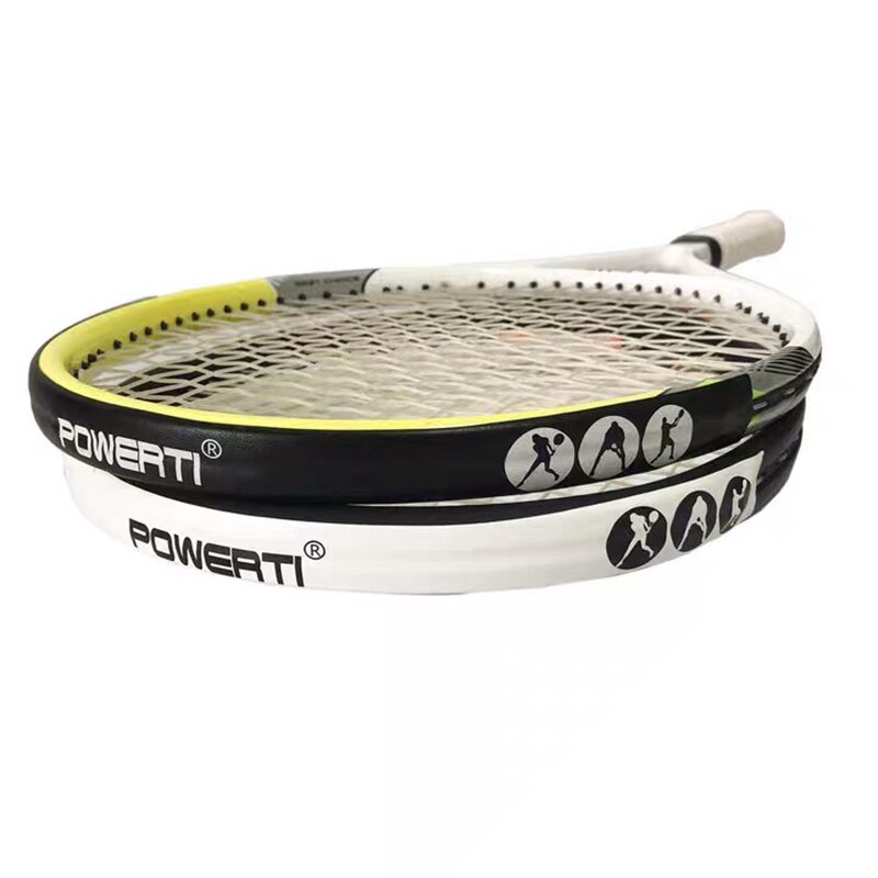 Powerti 2Pcs Tennis Grips Frame Bescherm Pu Overgrip Beschermende Tape 5M Tennis / Squash Racket/Strand Racket wrijving Sticker