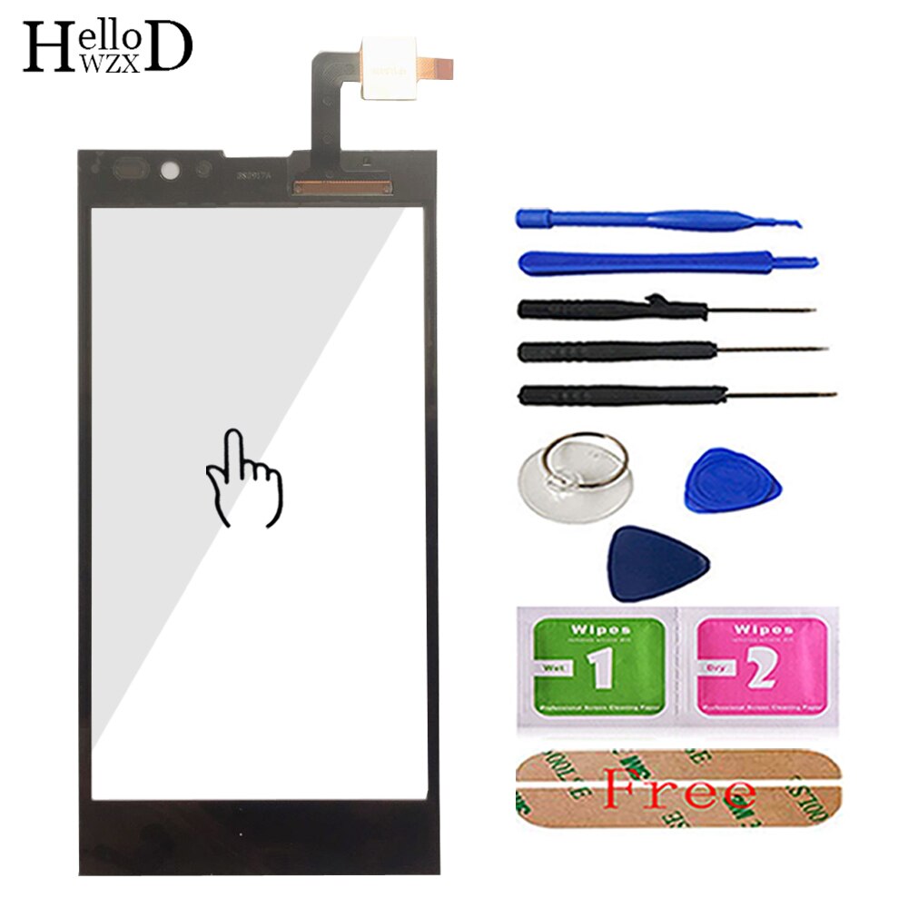 Mobile Touch Screen For Inew V3 Touch Screen Front Glass TouchScreen Sensor Digitizer Panel Tools 3M Glue