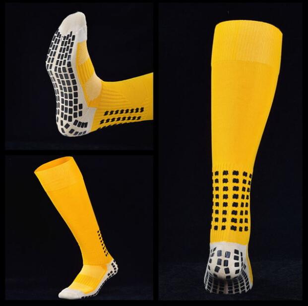 YWYD Unisex a Breve E A Lungo di Calcio Calzini E Calzettoni Uomini Anti Slip Calzini Da Calcio Calzini E Calzettoni Calcetines Cotone Calzini E Calzettoni: Long Yellow