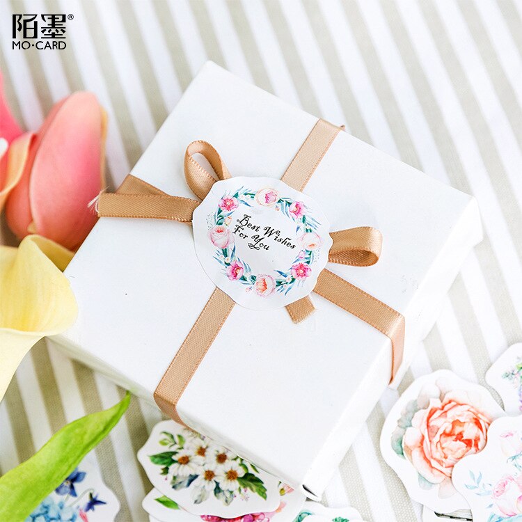 Flower Mean Stationery Stickers Diary Handmade Adhesive Paper Japan Sticker Scrapbooking Stationery