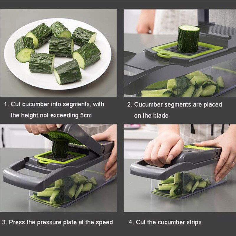 For Vip Multifunctional Vegetable Fruit Cutter Slicer Grater Shredders Kitchen Accessories And Gadgets