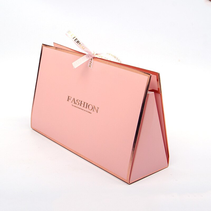 Kraft Paper Flower Box Flowers Arrangement Bag Folding Hollow Flower Boxes Hand Box Cardboard Floral Packaging Bags