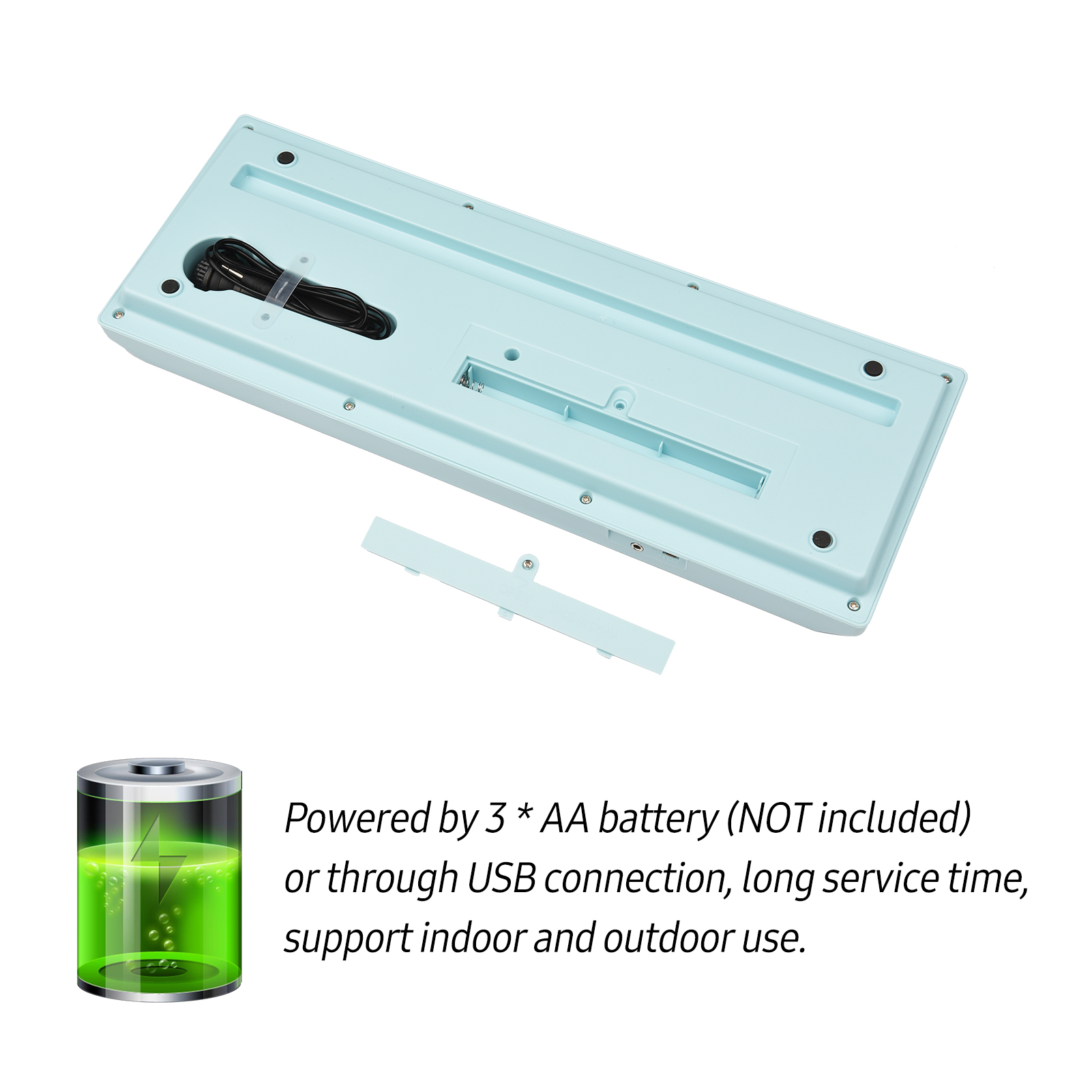 37-Key Electronic Piano Keyboard with 2 Volume Buttons 16 Demonstration Songs &amp; Mini Microphone Children' s Piano