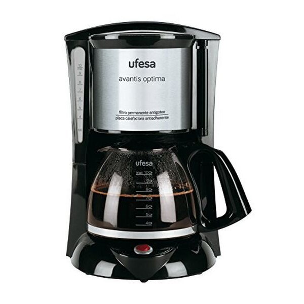 Cafetera de Goteo UFESA CG7232 Avantis 70 800W Negro Gris Inox