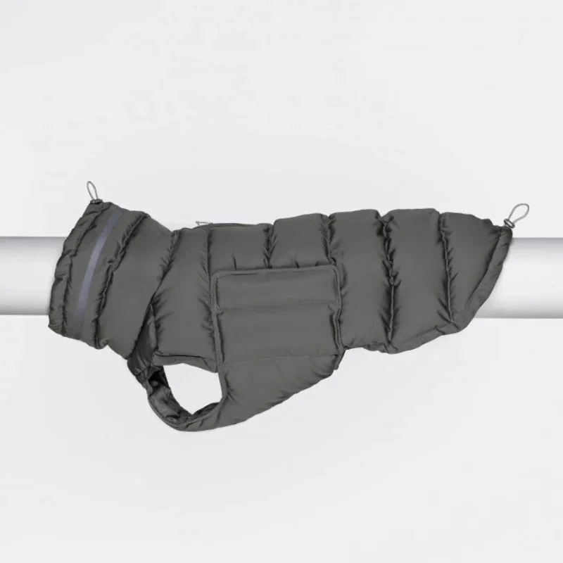 Haustier Hund Winter Warme Mantel Kleidung Daunenjacke Wasserdichte Fleece Weste Verdicken Mantel Kleidung für Hunde Welpen Katzen Haustier kostüm: S / Grau
