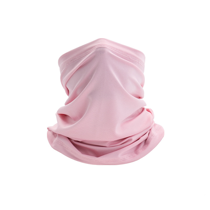 Pasamontañas transpirable de seda de hielo para exteriores, protector solar que absorbe el sudor, bufanda para conducir, Bandana para pescar, tocado para el cuello, accesorios para motocicleta