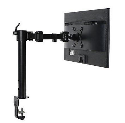 Desktop Single Monitor Arm Fully Adjustable Computer Stand Mount Fit for 10"-30" Max Support 10KG Weight