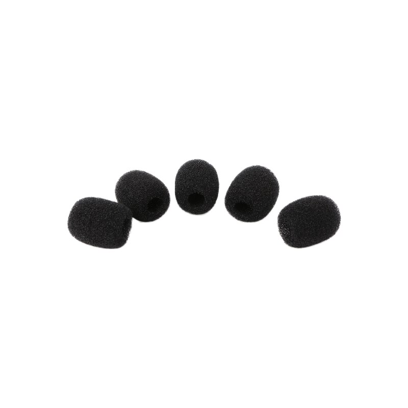 5X Round Ball Lavalier microfono schiuma parabrezza spugna parabrezza apertura 6mm