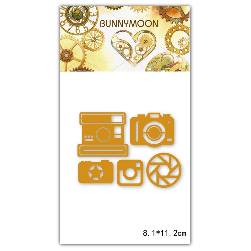CH Digital camera Stencil Metal Cutting Dies For Scrapbooking Practice Hands-on DIY Album Card Craft Decoration