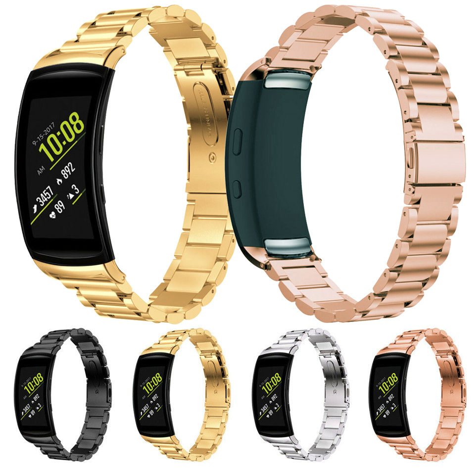 Rostfritt stålband för samsung gear fit 2 pro smart armband band loop för samsung gear fit 2 handledsögla correa
