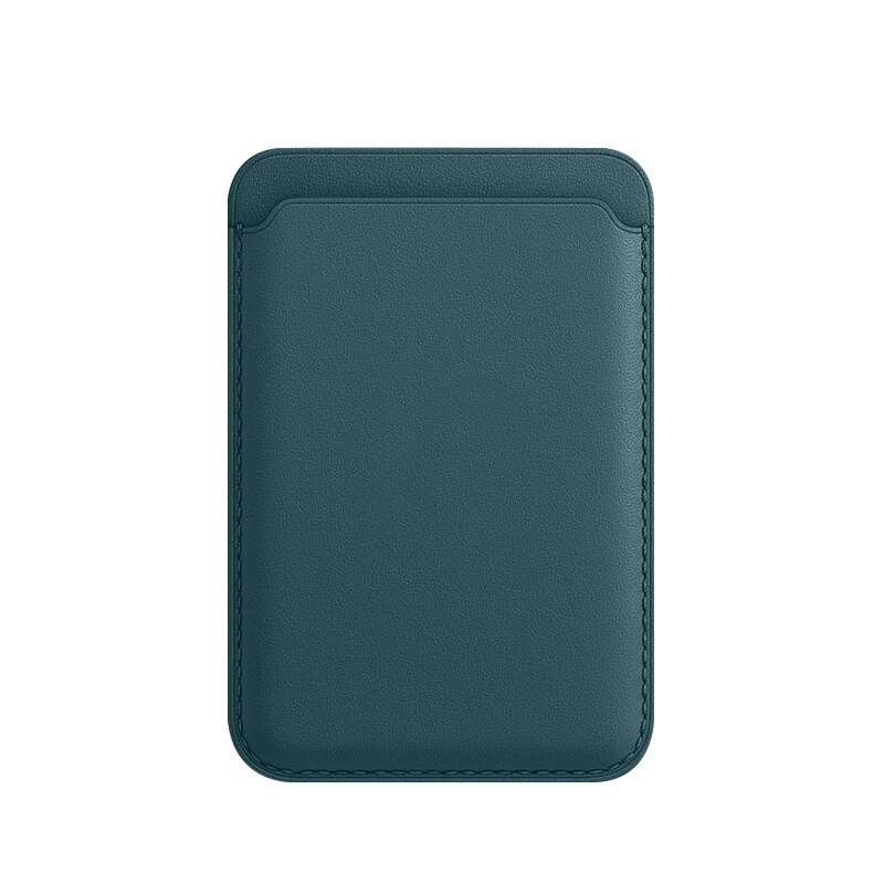 Mobile Phone PU Leather Card Case Strong Magnetic Card Holder for Cell Phone ENA88: Dark green