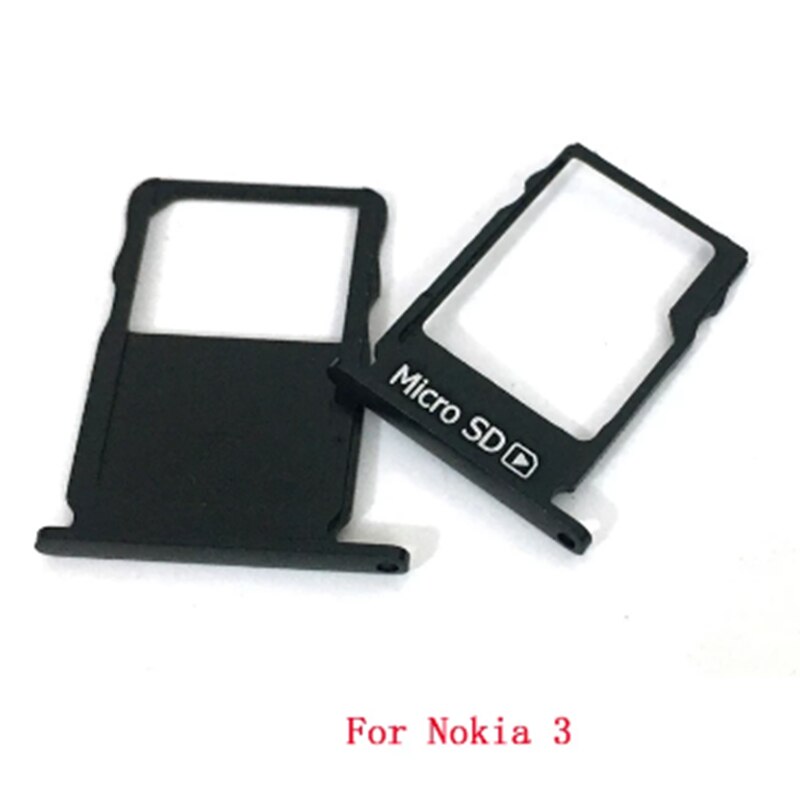 Voor Nokia 2.1 Nokia3 3 3.1 Plus Slot Houder Dual Sd Sim-Kaart Lade Reader Socket