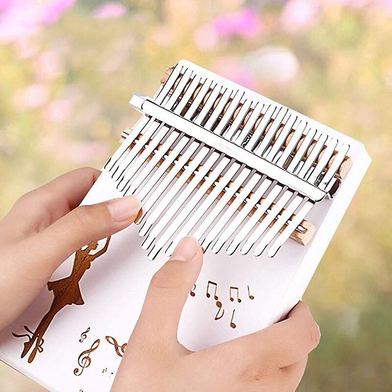 Large Portable Music Instrument Kalimba 17 Keys Thumb Pianos Portable Musical Inst... – Grandado