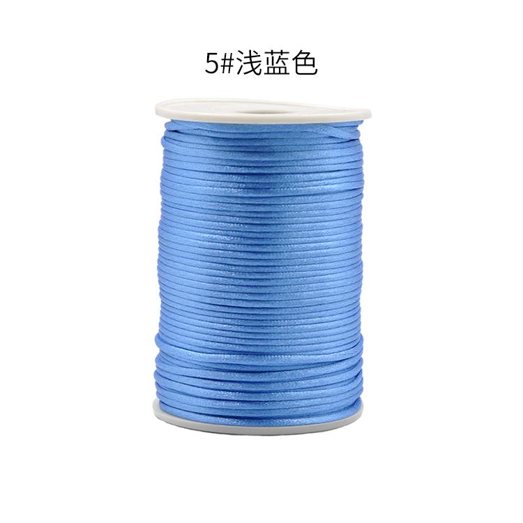 100m/roll DIY Wax Line Round Teabag Waxed Cotton Hand Made 2mm Necklace Rope Knitting Cord 1 Roll String Beading Thread: 4