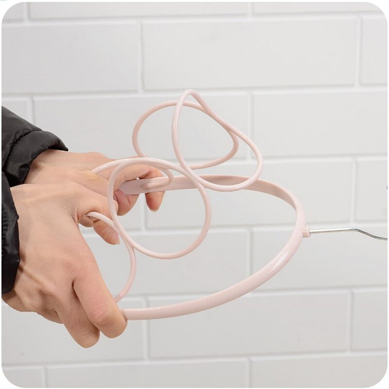 Cintre pour écharpe en PP, 1 pièce, organisateur pour foulard, cercles en plastique, cravate de cou et ceinture