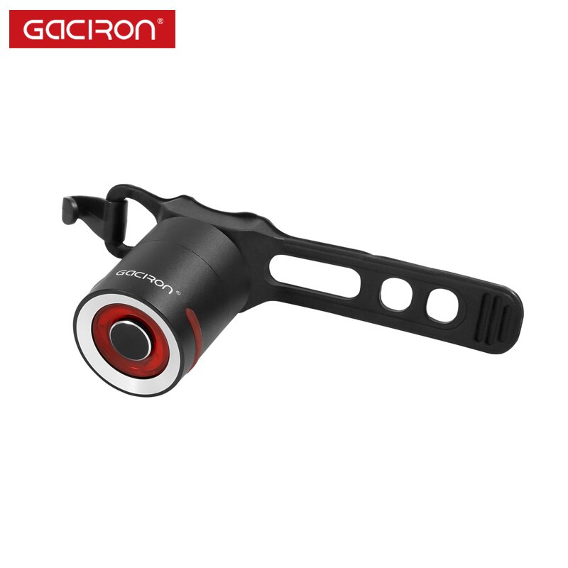 Gaciron bicicleta luz trasera impermeable Riding luz trasera LED USB recargable carretera Ciclismo Luz de cola de la lámpara Luces de bicicleta Accesorios: W10