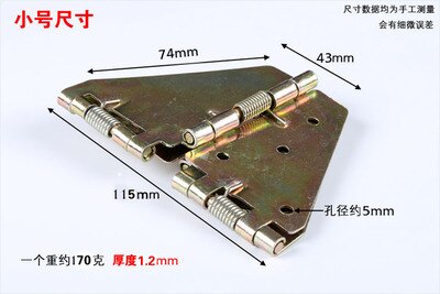 1 stk holdbart desktop flip folde sommerfugl hængsel 180 grader krydsfjeder hængsel til desktop møbler hardware tilbehør: 3
