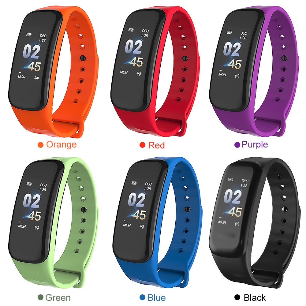 Pulsera inteligente IP67 para hombres y mujeres, reloj de seguimiento de Fitness, control de ritmo cardíaco, presión arterial, contador de calorías, control de sueño