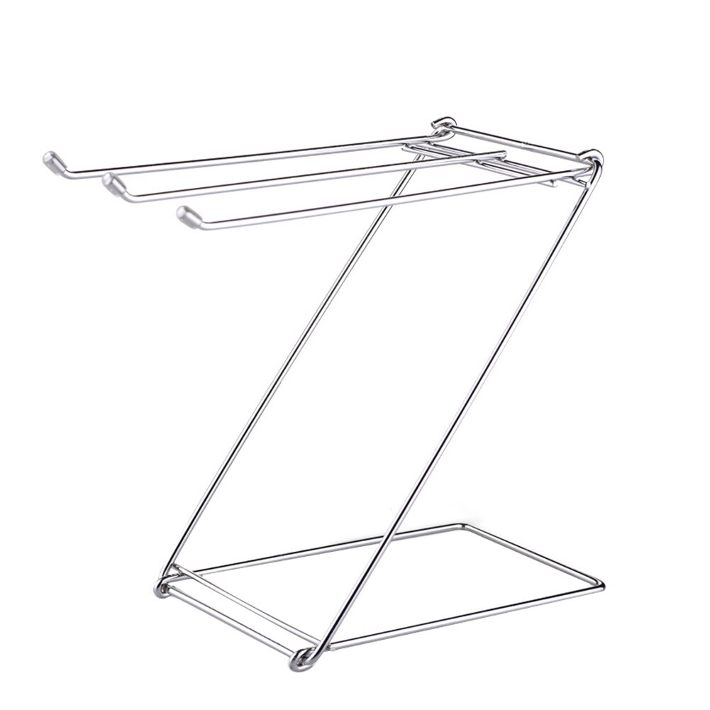 Table Rag With Handle Towel Rack Stable Rags Table Stainless Steel Holde... – Grandado