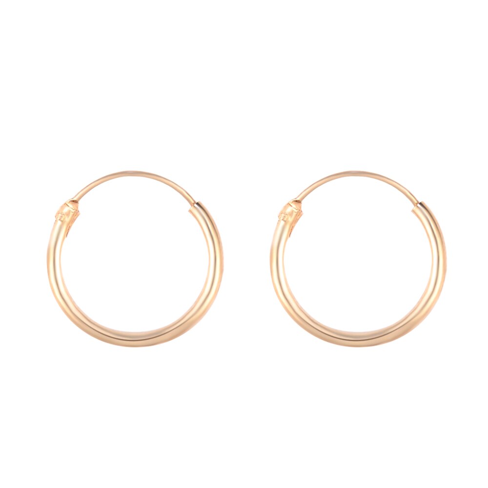 3 Pair/Set Women Girl Simple Round Circle Small Ear Stud Earring Punk Hip-hop Earrings Accessories Jewelry 3 Size