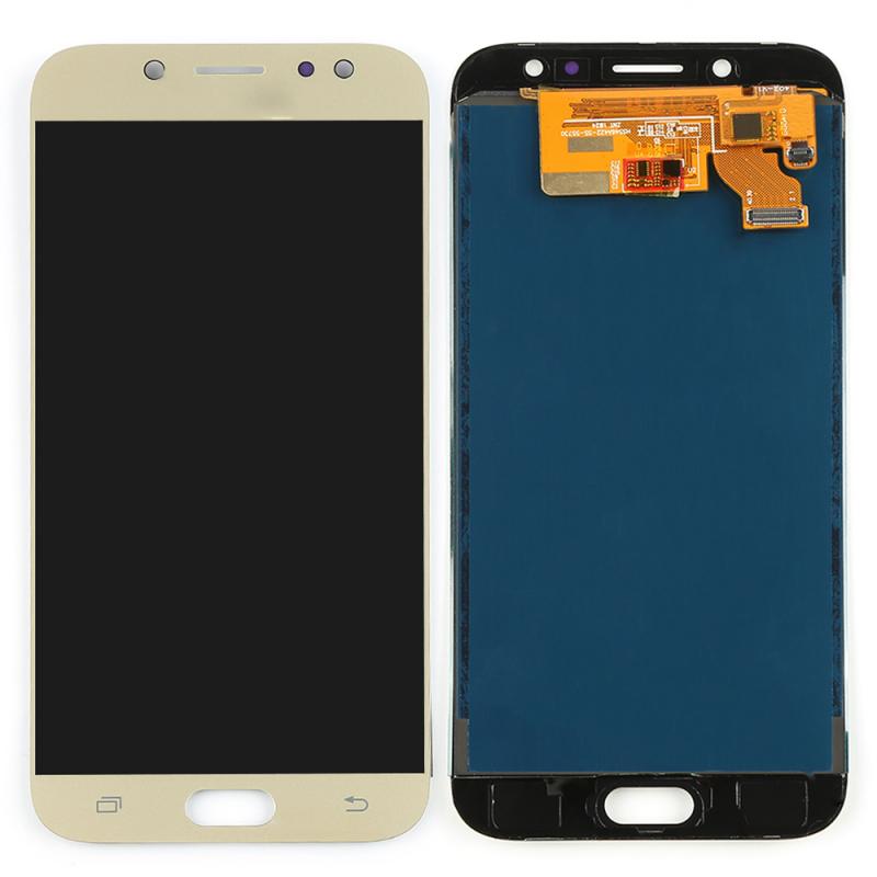 Pantalla LCD para móvil, montaje de digitalizador de pantalla táctil para Samsung Galaxy J7 , accesorios de reparación de SM-J730F: Gold