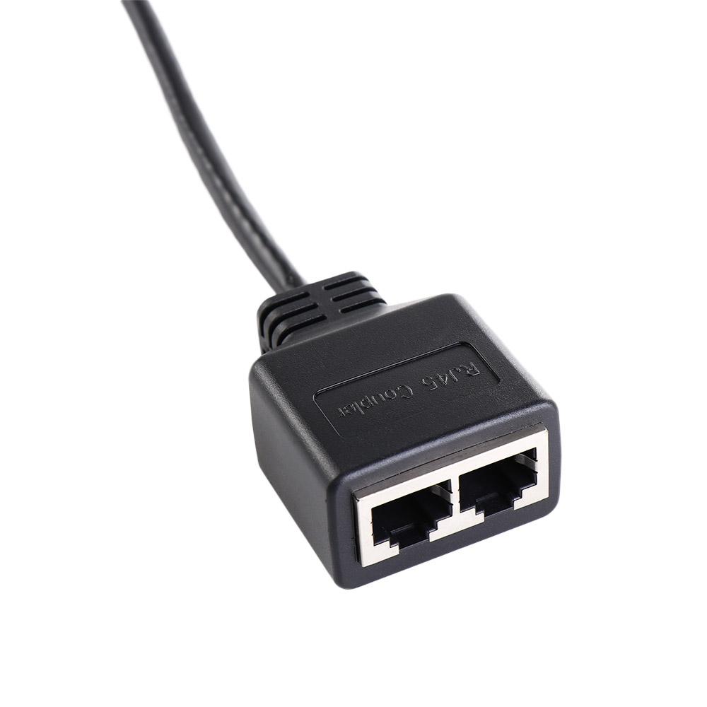 Kabeldelare nätverkskontakt  rj45 1 hane  to 2 hona lan-nätverksförlängning  rj45 ethernet gigabit ethernet-splitter