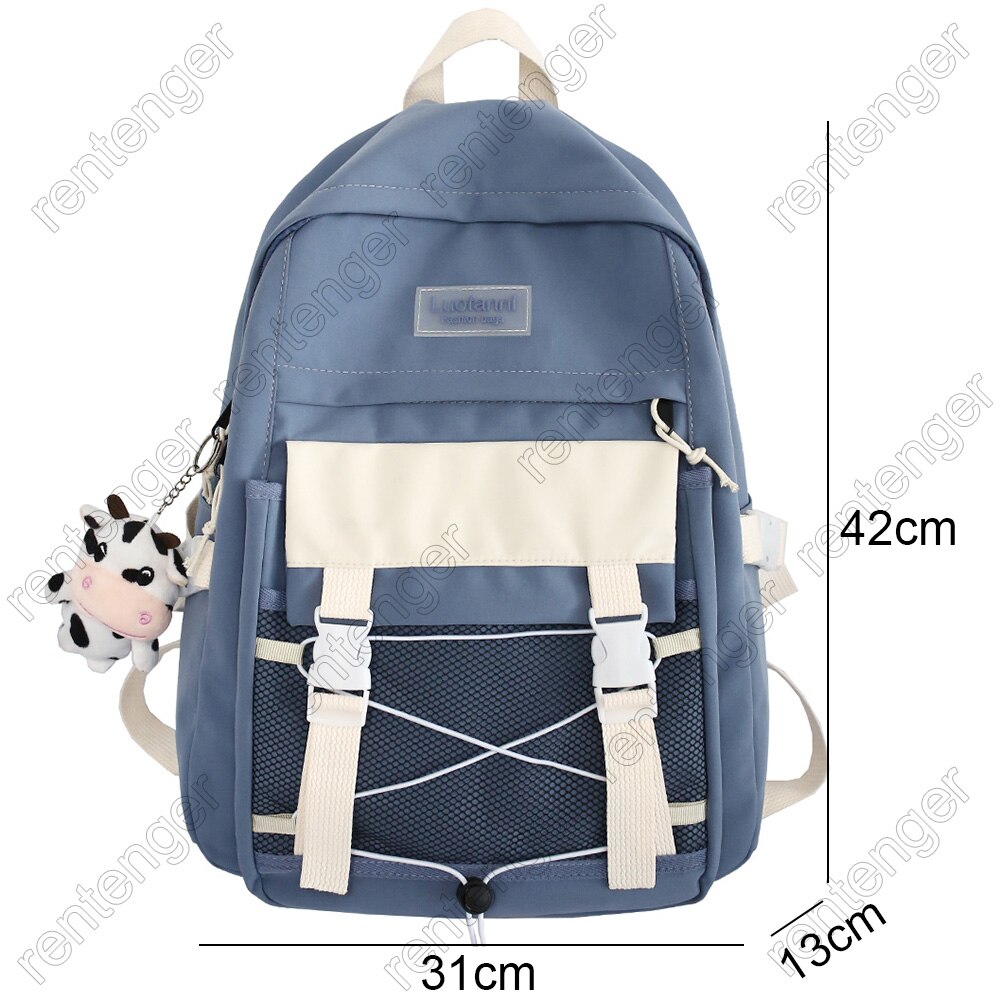 Vrouwelijke Mesh Harajuku Rugzak Student College Reizen Vrouwen Schooltas Kawaii Mode Boek Rugzak Leuke Meisje Laptop Tas Dame