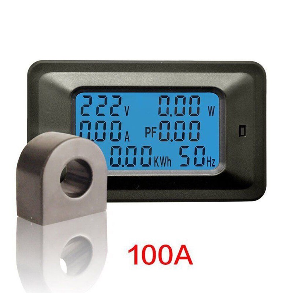 Multifunctionele Lcd Display Tester Gereedschap Power Monitor Energie Ampèremeter Huishoudelijke Watt Meter Backlight Digitale Panel Grote-Screen