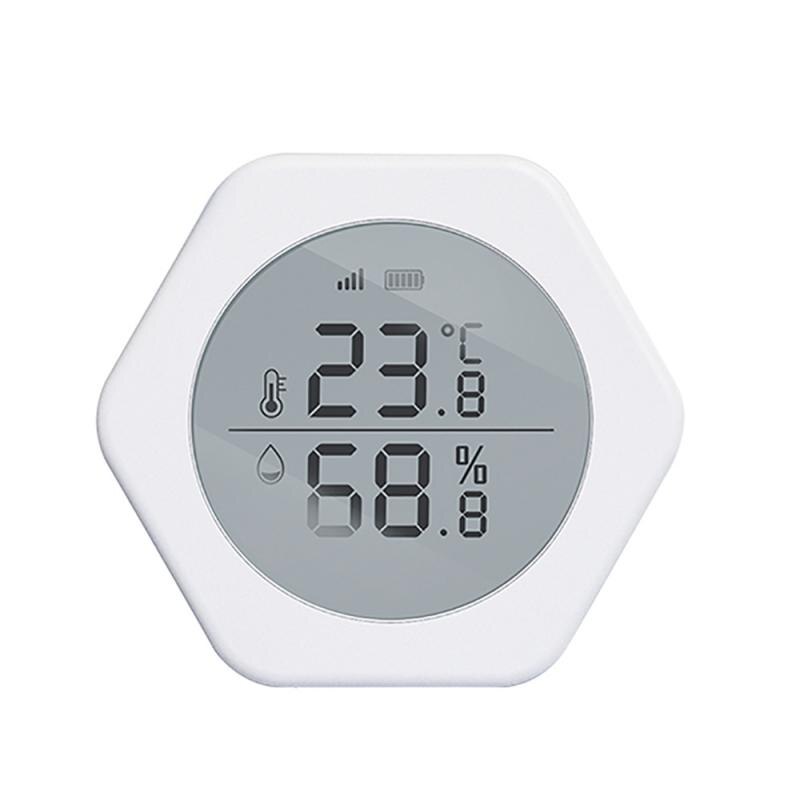 WIFI And ZigBee Temperature And Humidity Sensor With LCD Screen Display Working With TuYa ZigBee Hub/getway Smart Life
