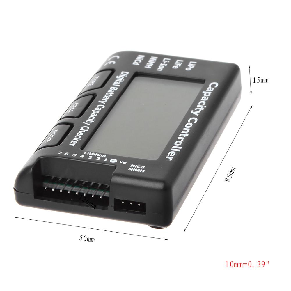 Rc cellmeter -7 digital batterikapacitetskontrol f lipo life li-ion nicd nimh