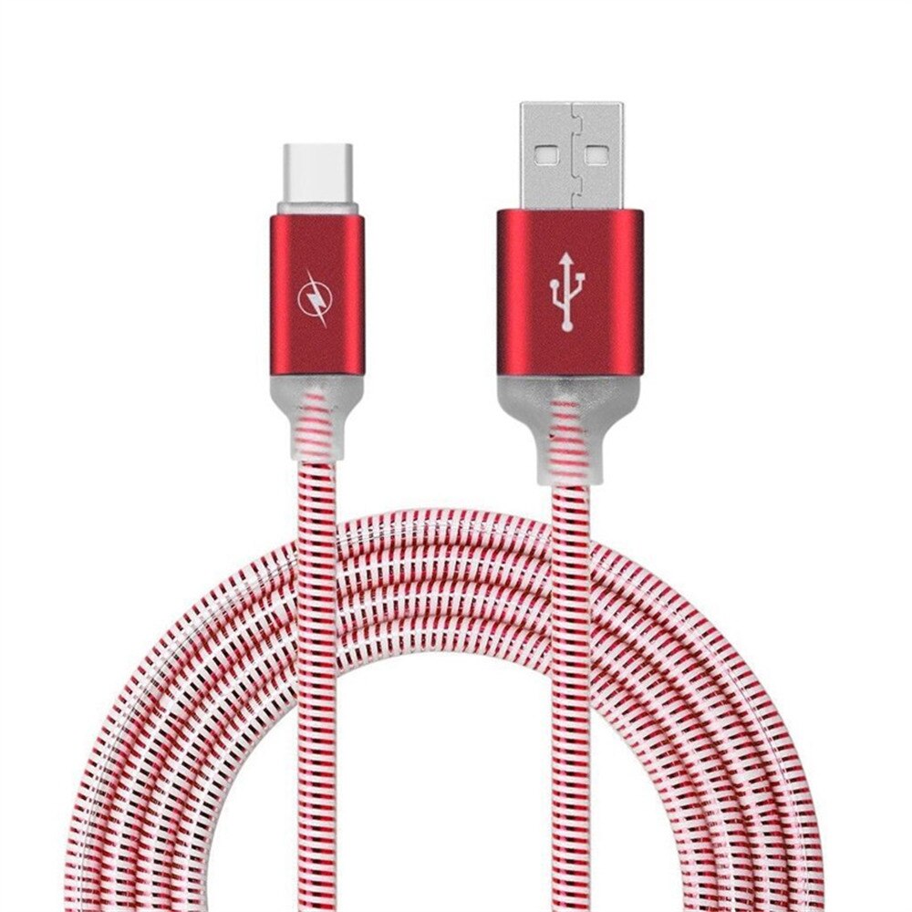 NEUE LED Micro USB Ladegerät Kabel Ladekabel Für iPhone 6 Plus Für samsung S7 S6 LG G4 G3 Für xiaomi Redmi Huawei Android telefon: red / For iPhone