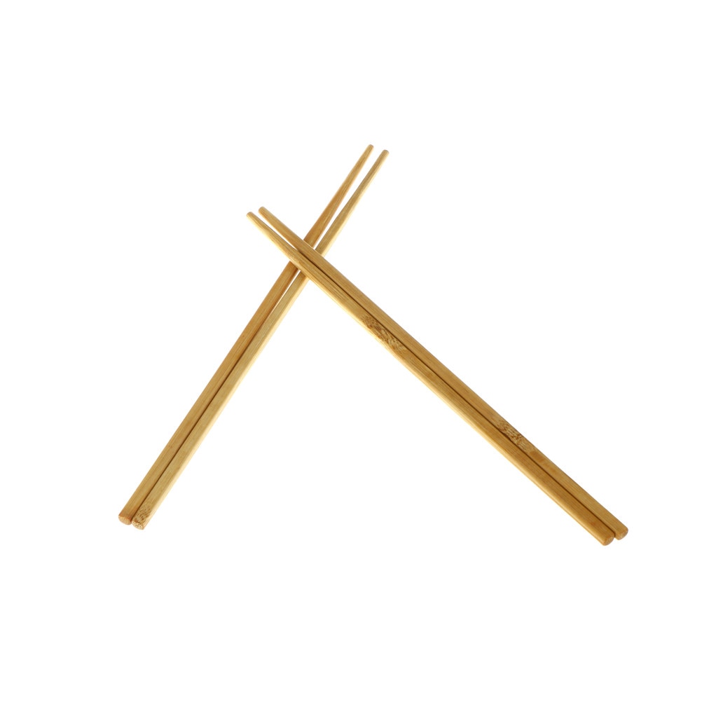 5 Pairs Natural Wooden Bamboo Chopsticks Health Without Lacquer Wax Tableware Dinnerware