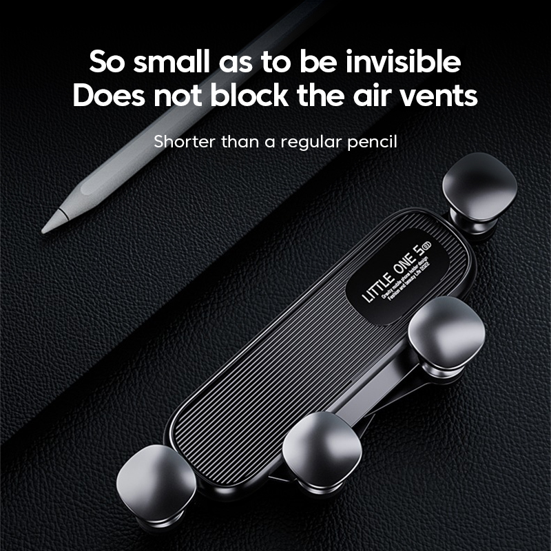 360 ° Draaibare zwaartekracht autotelefoonhouder Auto ventilatieopeningen Clip Mount Stand Verlengstang in smartphonehouder Beugel GPS-ondersteuning