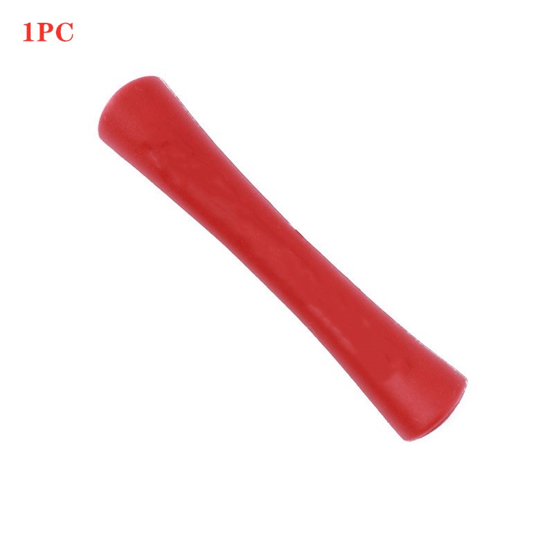 Fiets Mouw Verf Rubberen Kabel Beschermer Voor Pipe Line Brake Shift 1/2 Stuks 2 Kleuren Ultralight Mtb Frame beschermende Gidsen: 1PC Red