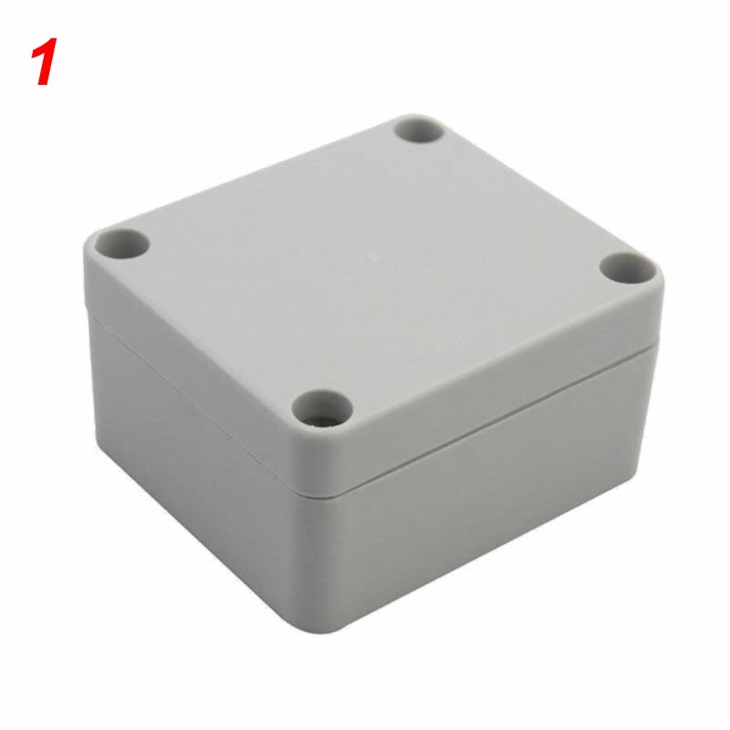 Plastic Outdoor Waterproof Junction Box Electrical Control Terminal Wire Connection Power Enclosure Case: 63x58x35mm