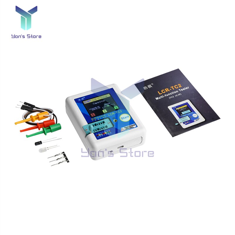 Multimètre testeur de Transistor pour Diode Triode MOS/PNP/NPN, LCR-TC2 TC-T7-H LCR-TC1,: LCR-TC2